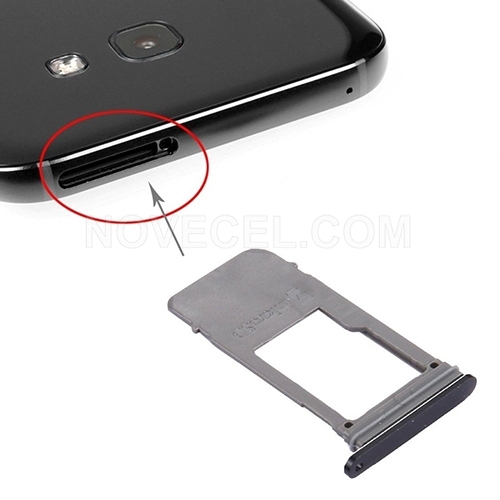 Sim Card Tray and MicroSD Card Tray for For Galaxy A7 (2017)