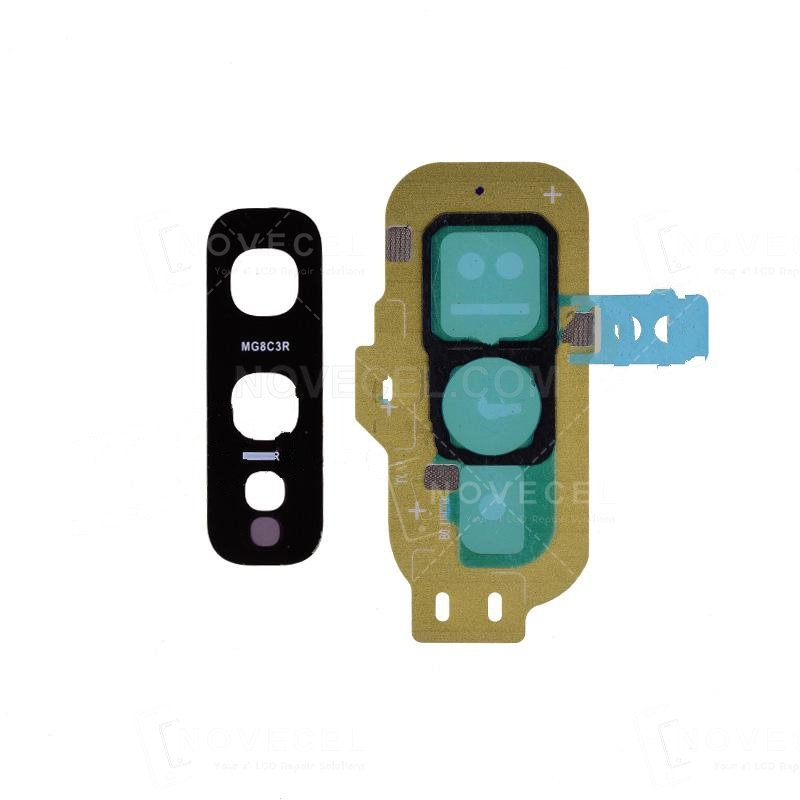 Rear Camera Glass Lens and Cover Bezel Ring for Galaxy S10e G970 - Yellow