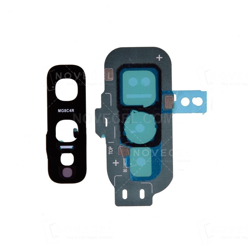 Rear Camera Glass Lens and Cover Bezel Ring for Galaxy S10e G970 - Green