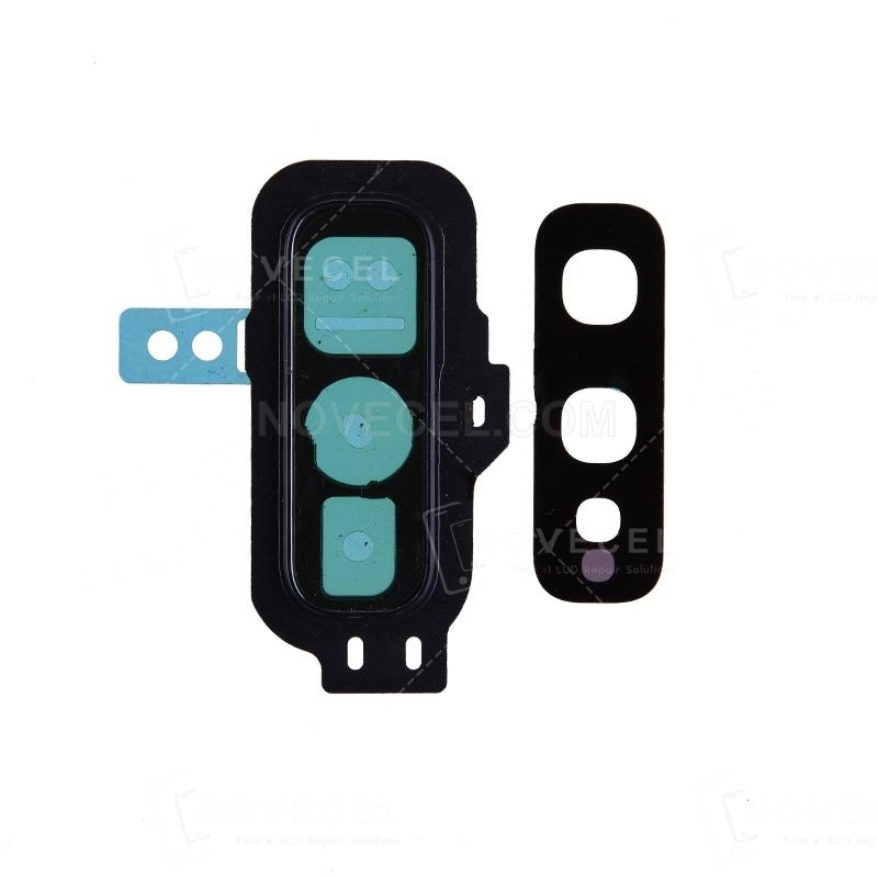 Rear Camera Glass Lens and Cover Bezel Ring for Galaxy S10e G970- Black
