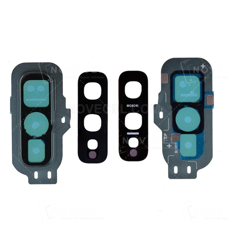 Rear Camera Glass Lens and Cover Bezel Ring for Galaxy S10e G970 - Green
