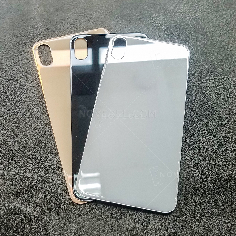 A+ Back Cover Glass For XS Max - White/Normal Hole