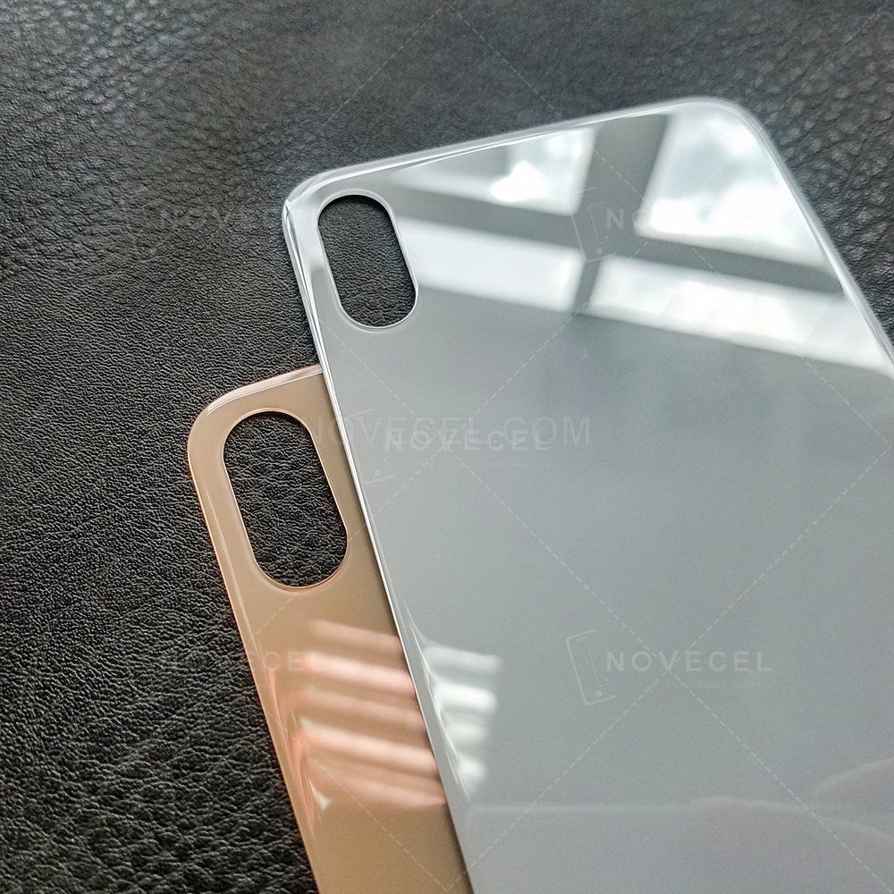 A+ Back Cover Glass For XS Max - Whtie/Big Hole