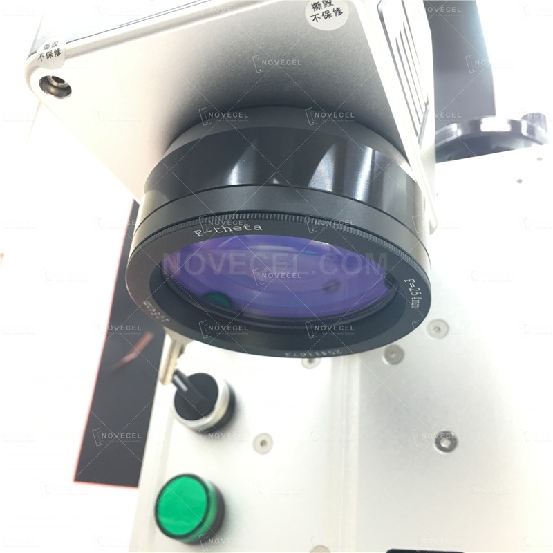 C5 20W Fibre Laser Marking Machine for Mobile Phone Rear Battery Glass Separating and Metal Engraving