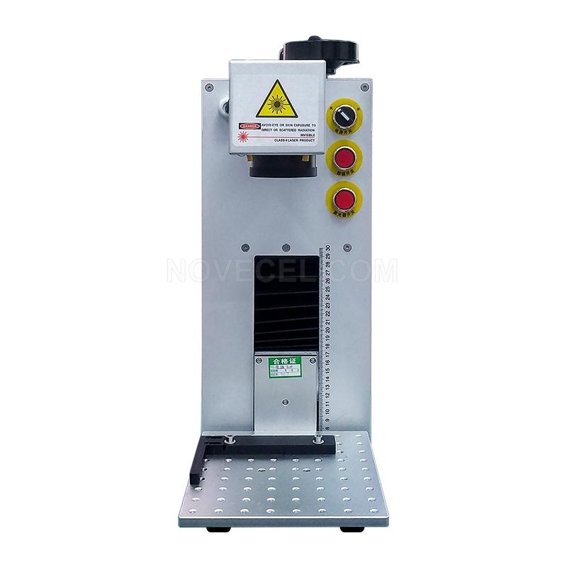 C5 20W Fibre Laser Marking Machine for Mobile Phone Rear Battery Glass Separating and Metal Engraving