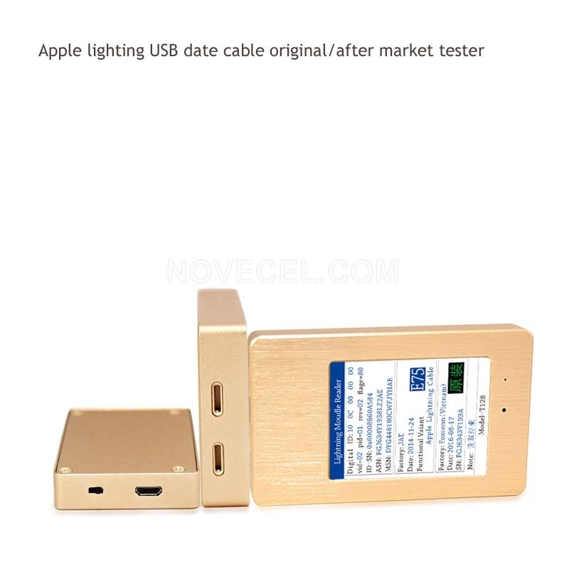 Mini USB Cable Detector Phone Charging Cable Tester to Indendifying Original Or Fake Cable Data Reading Tool Checker