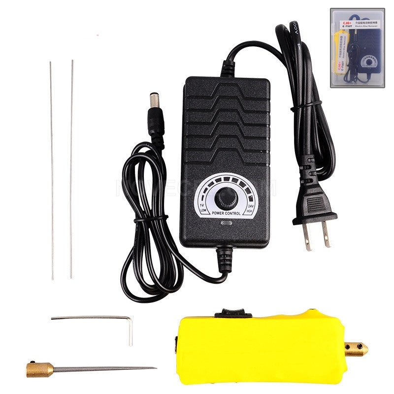 OCA Glue Removing Tool for Mobile Phone LCD Screen Repair Electric Mini Adhesive Remover Machine with Speed Controller