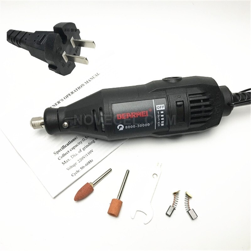 130W Handheld Electric Grinding Tool Set Mini Portable Electric Rotary Drill Grinder Multifunctional Drill Engraving Tool DIY Ki