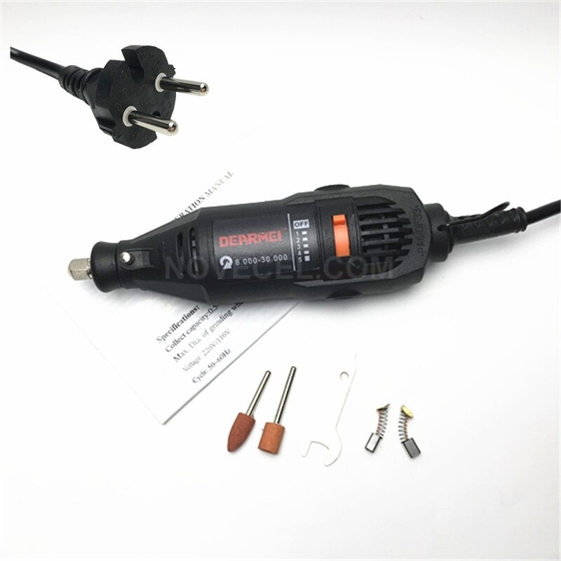 130W Handheld Electric Grinding Tool Set Mini Portable Electric Rotary Drill Grinder Multifunctional Drill Engraving Tool DIY Ki