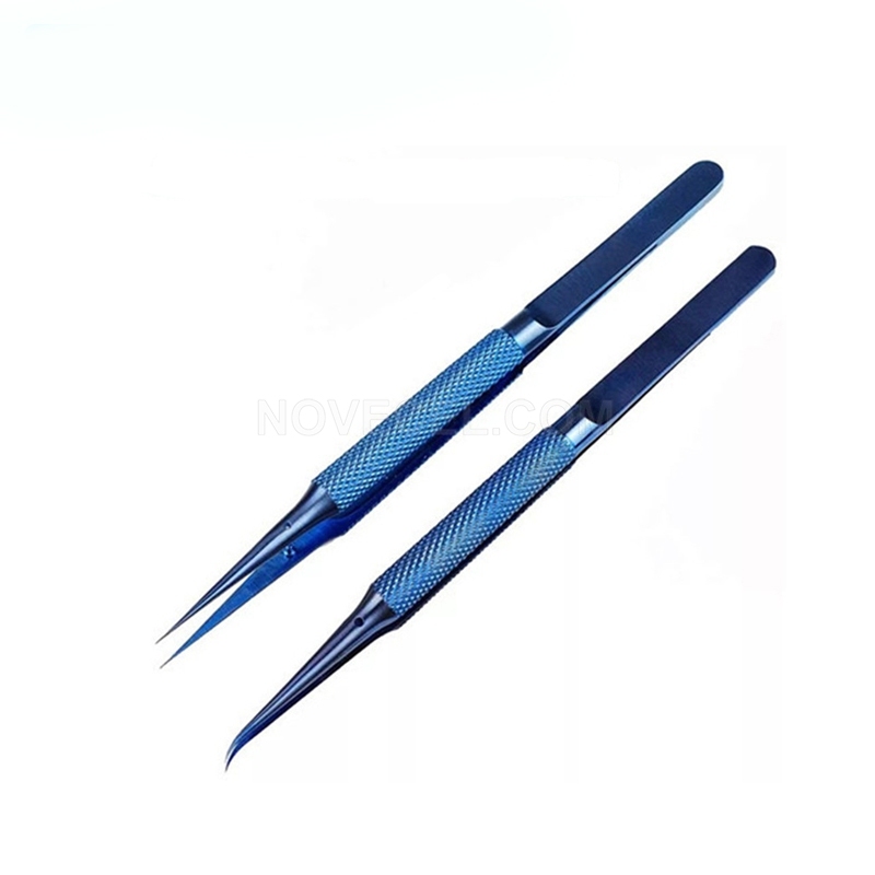 Titanium alloy tweezers professional maintenance tool 0.15mm edge precision fingerprint tweezers Apple main board copper wire