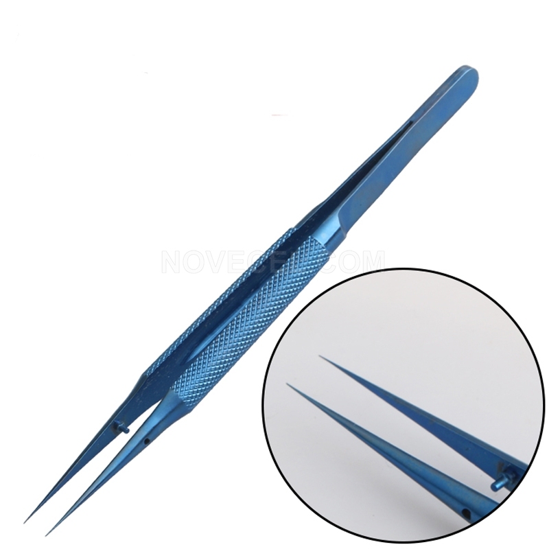 Titanium alloy tweezers professional maintenance tool 0.15mm edge precision fingerprint tweezers Apple main board copper wire