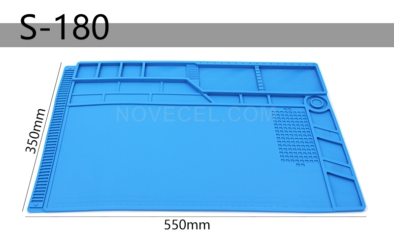 (55*35cm)High Temperature Resistant Silicone Pad For Electrical Soldering Repair Station