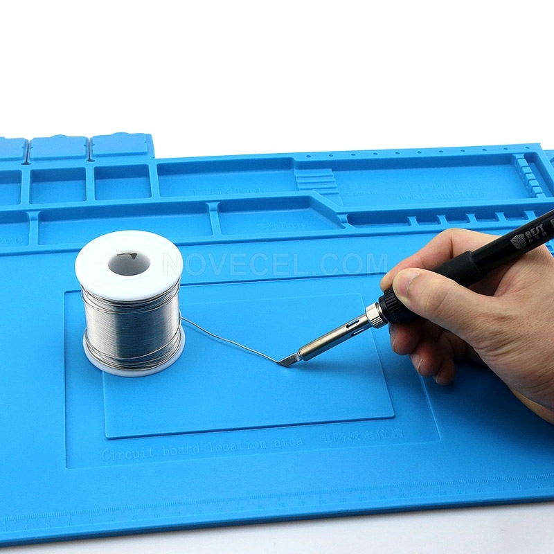 (55*35cm)High Temperature Resistant Silicone Pad For Electrical Soldering Repair Station