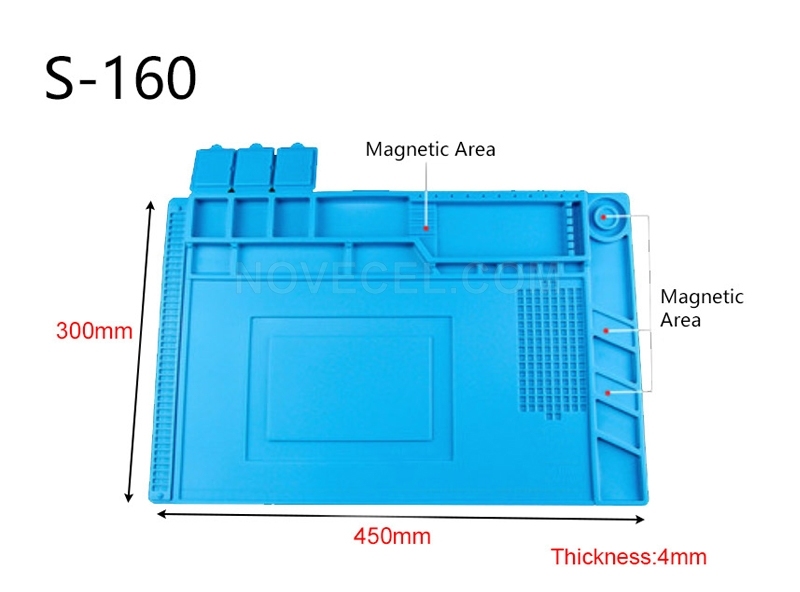 High temperature repair pad anti-static silicone soldering station insulation pad repair tool computer mobile phone repair pad