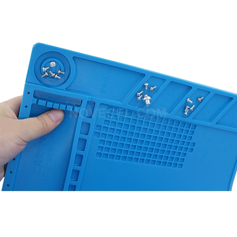 (55*35cm)High Temperature Resistant Silicone Pad For Electrical Soldering Repair Station