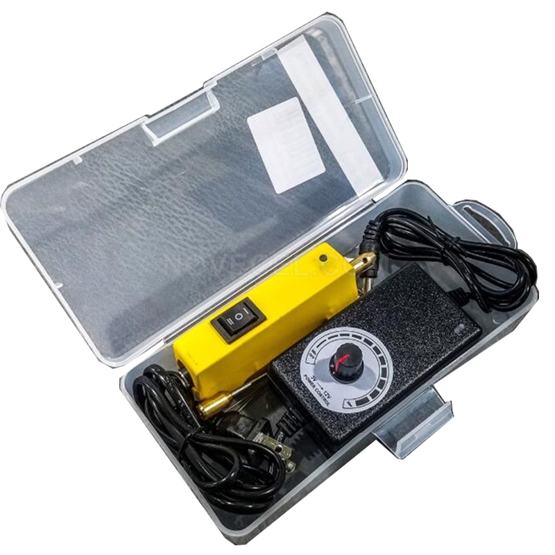 OCA Glue Removing Tool for Mobile Phone LCD Screen Repair Electric Mini Adhesive Remover Machine with Speed Controller