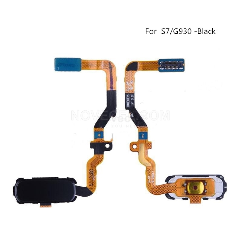 Home Button with Flex Cable, Connector and Fingerprint Scanner Sensor for Samsung Galaxy S7/G930