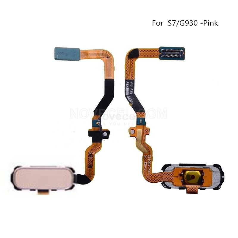 Home Button with Flex Cable, Connector and Fingerprint Scanner Sensor for Samsung Galaxy S7/G930
