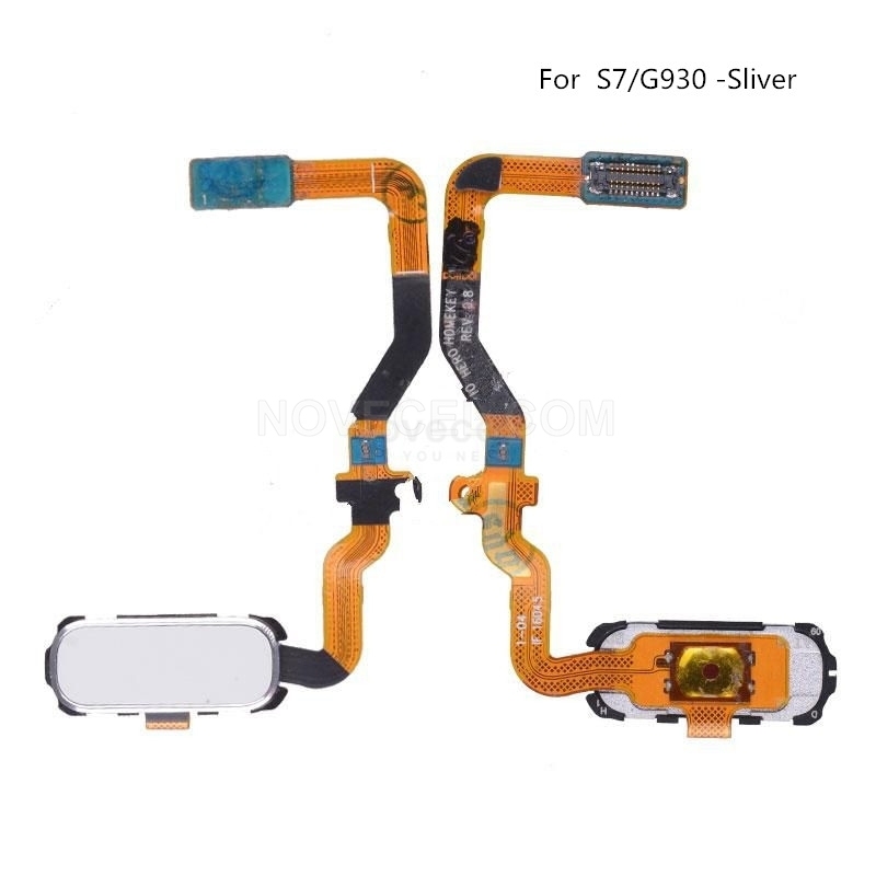 Home Button with Flex Cable, Connector and Fingerprint Scanner Sensor for Samsung Galaxy S7/G930