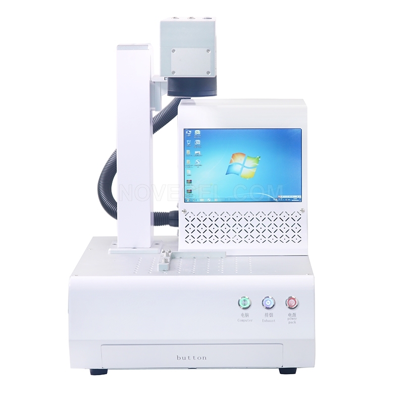 Fiber Laser Separating Machine Laser Marking Machine For iPhone11 11Pro 11Pro  X XS Max 8 Plus Back Glass Remover LCD Glass Frame Repair