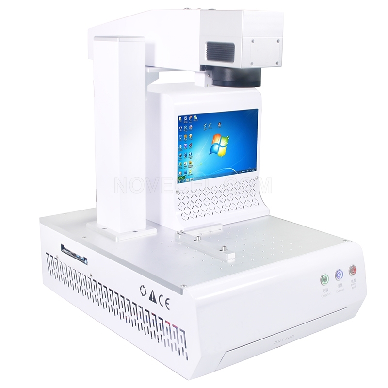 Fiber Laser Separating Machine Laser Marking Machine For iPhone11 11Pro 11Pro  X XS Max 8 Plus Back Glass Remover LCD Glass Frame Repair