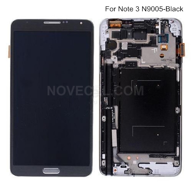LCD with Touch Screen Digitizer & Home Button and Bezel Frame for Samsung Galaxy Note 3 N9005