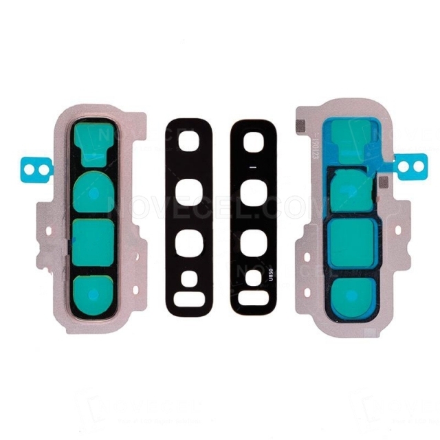 Rear Camera Glass Lens and Cover Bezel Ring for Samsung Galaxy S10+_Gold