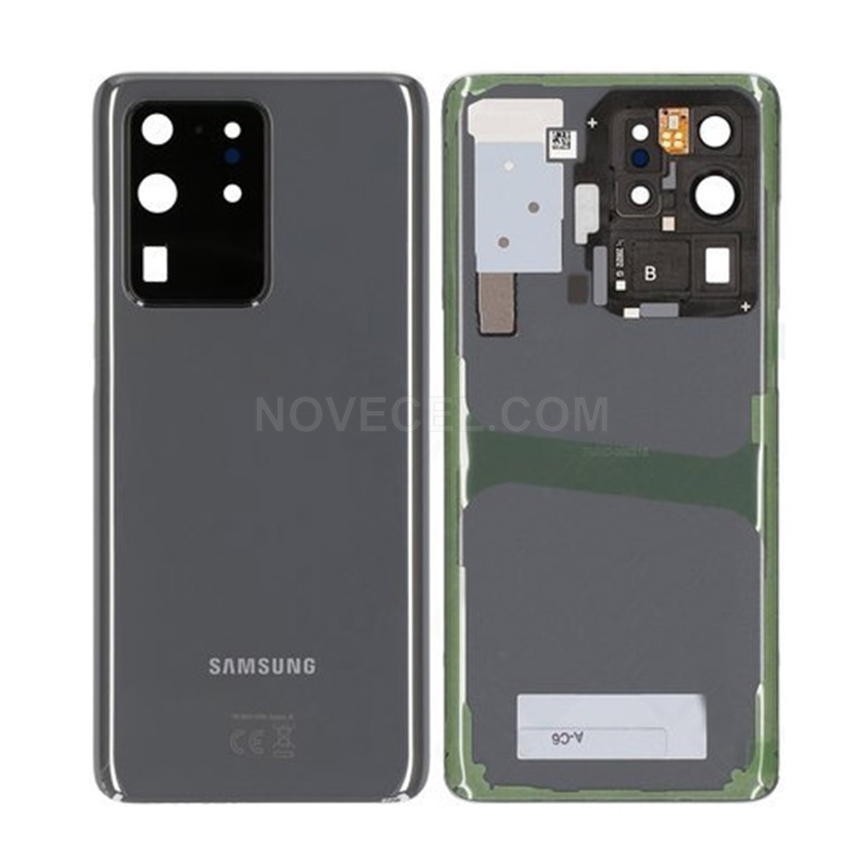 Back Cover with Camera Frame for Samsung Galaxy S20 Ultra_Gray