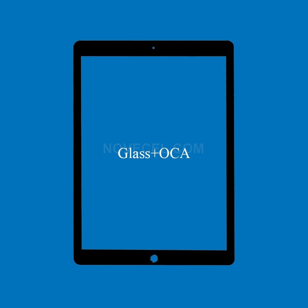 Front Screen Glass Lens with OCA for iPad 12.9 (2017)_Black