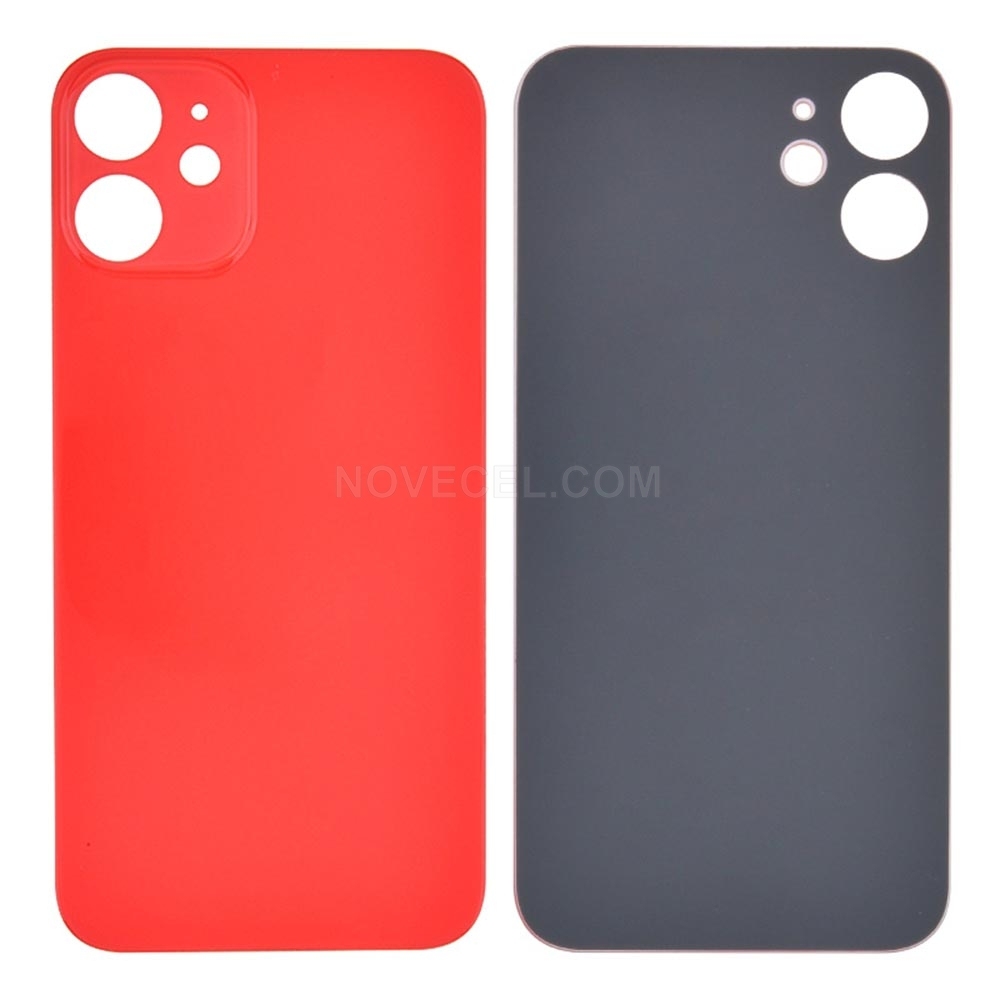 Rear Glass Replacement Parts for iPhone 12_Red