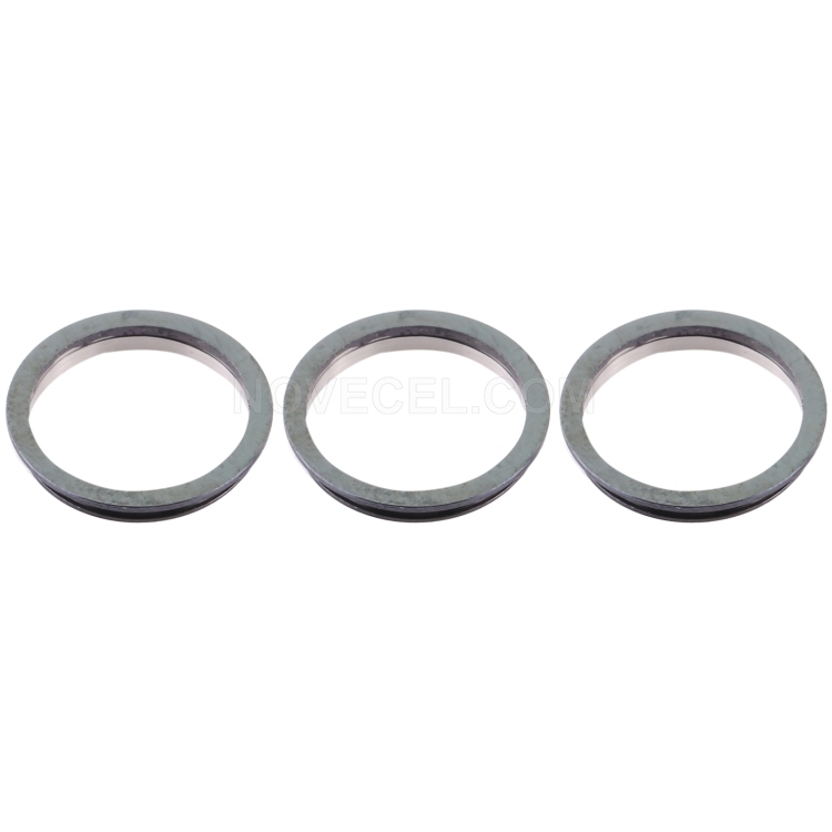 3 PCS/Set Rear Camera Outer Ring for iPhone 12 Pro_Pacific Blue