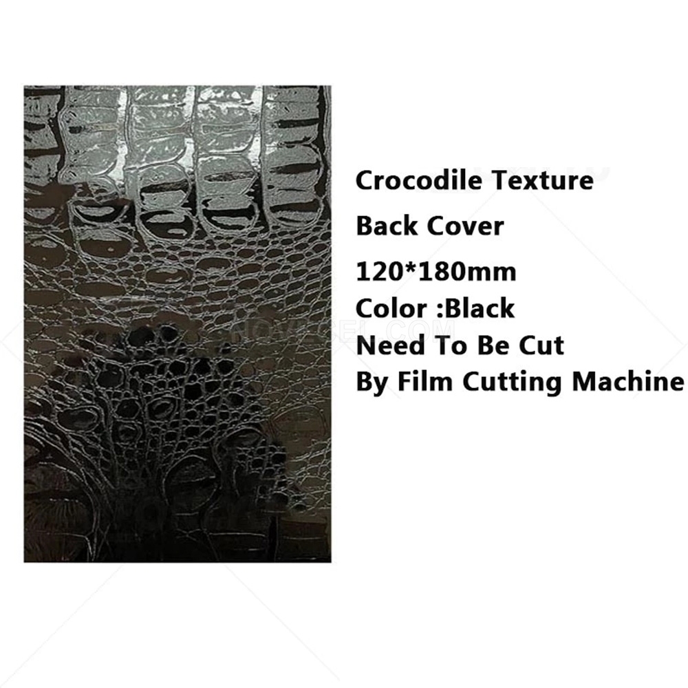 50PCS Mixed Crocodile Texture Protective Back Film