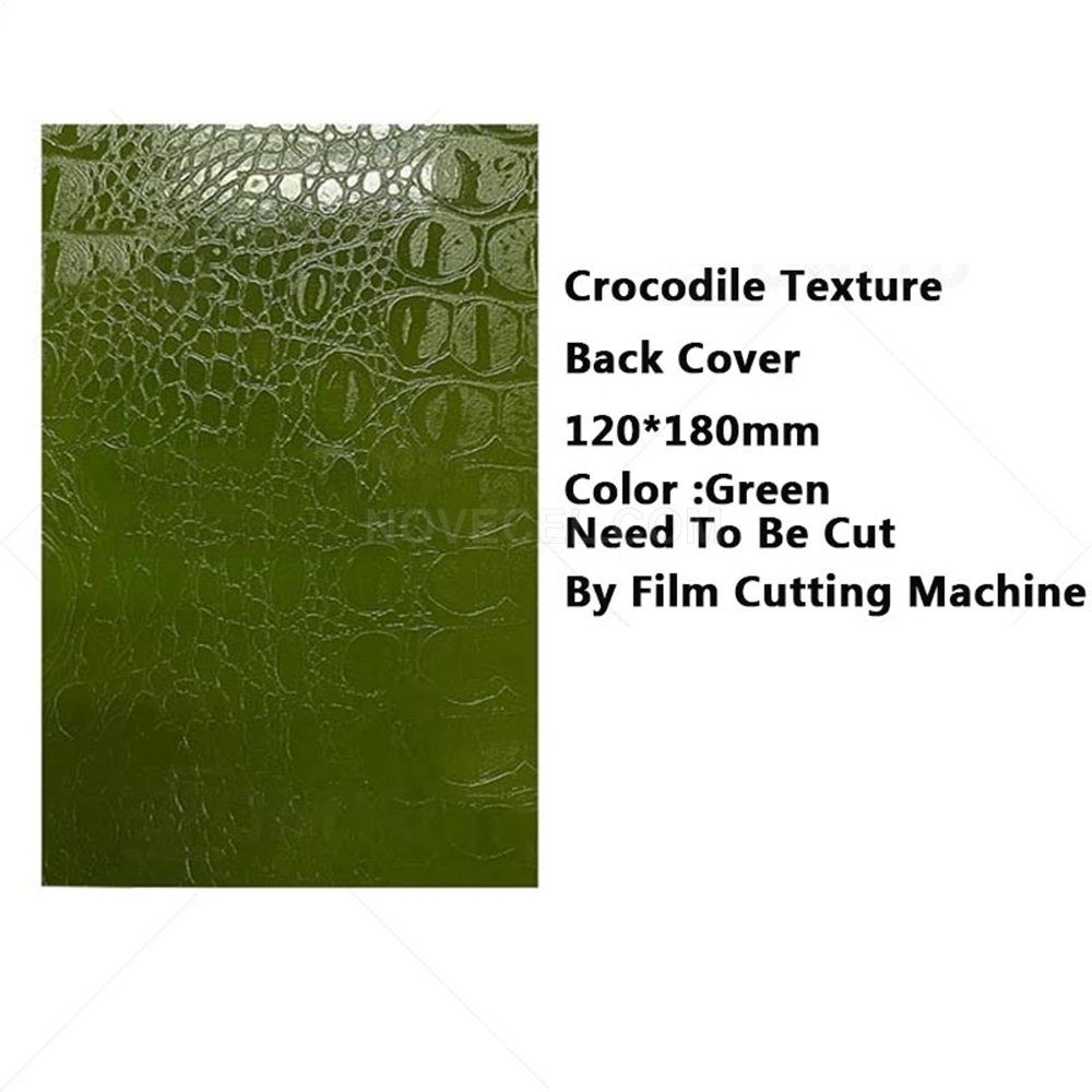 50PCS Mixed Crocodile Texture Protective Back Film