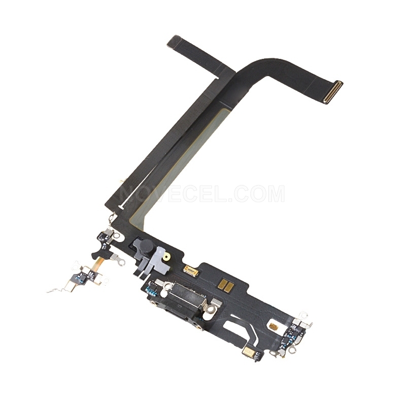 ORI Charging Port with Flex Cable for iPhone 13 Pro Max _Black Graphite