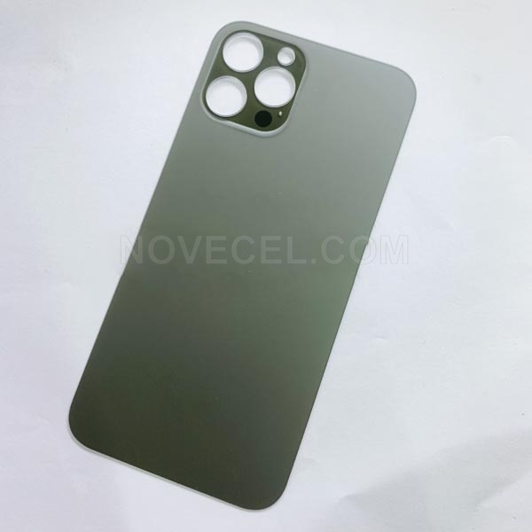 Big Hole Rear Glass Replacement Parts for iPhone 12 Pro Max_Graphite