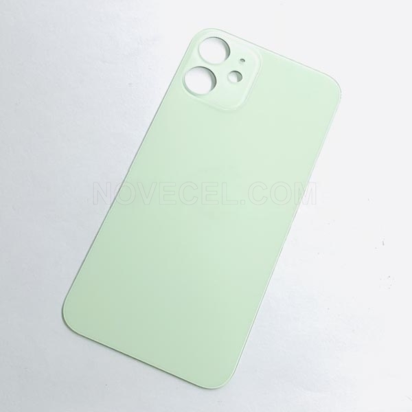 Big Hole Rear Glass Replacement Parts for iPhone 12 mini_Green