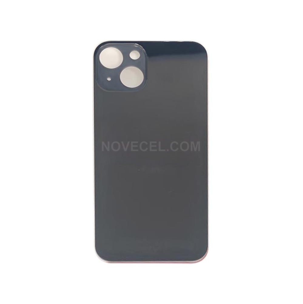 Big Hole Back Cover Glass Replacement for Apple iPhone 13_Midnight/Black