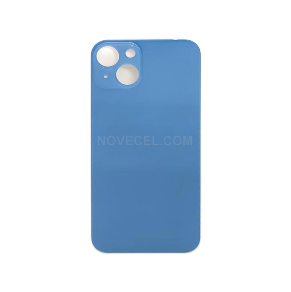 Big Hole Back Cover Glass Replacement for Apple iPhone 13_Blue
