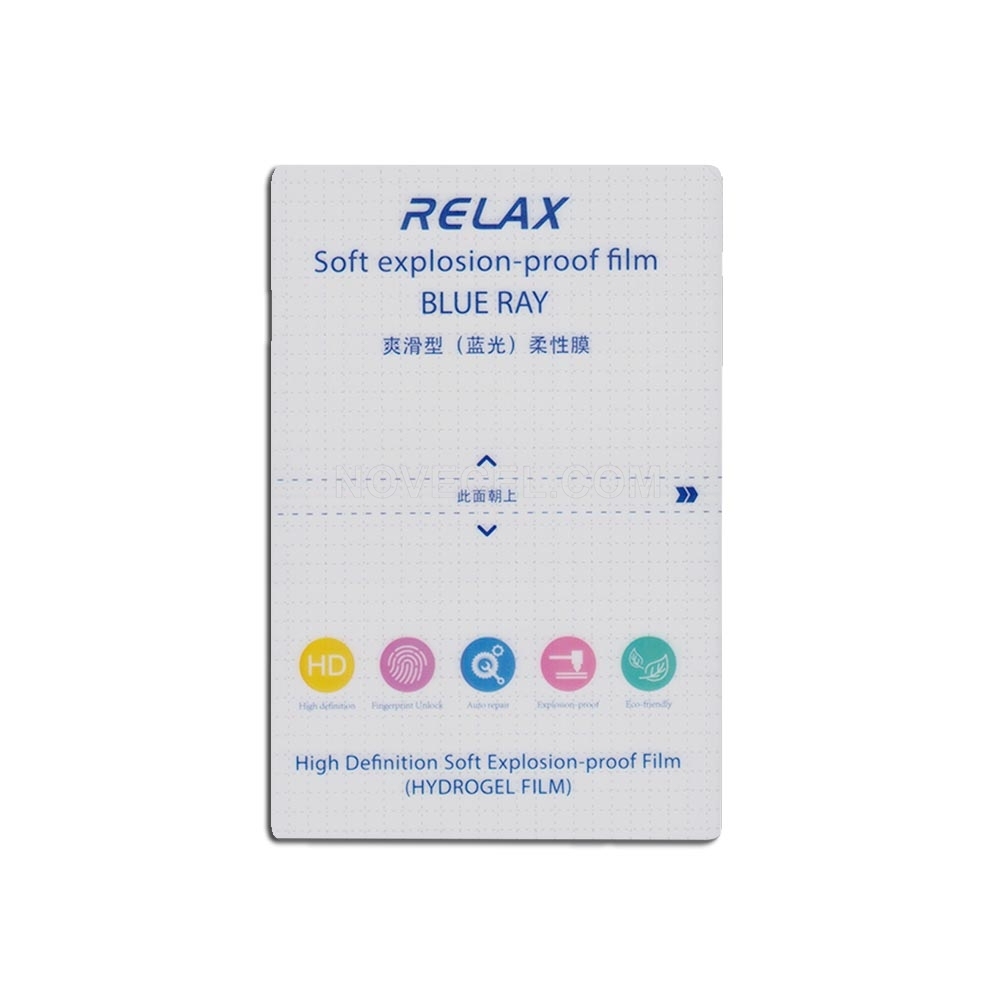 50 PCS/Lot Smooth Anti-blue Ray Hydrogel Protection Film
