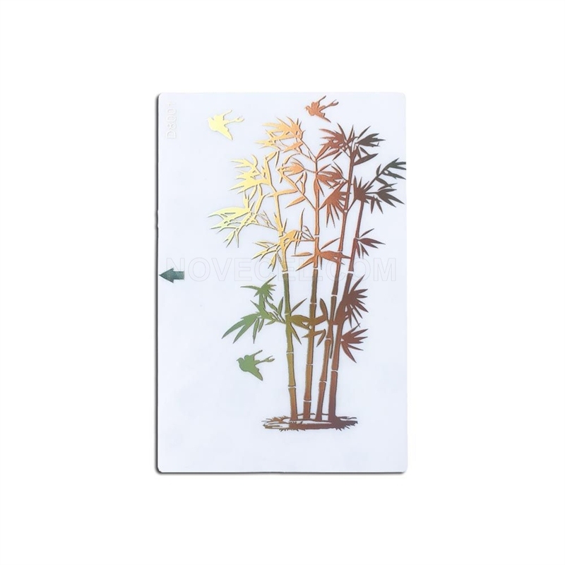 50 PCS/Lot Mixed Pattern Colorful Gold Protection Film_BM-XCJ-MIX