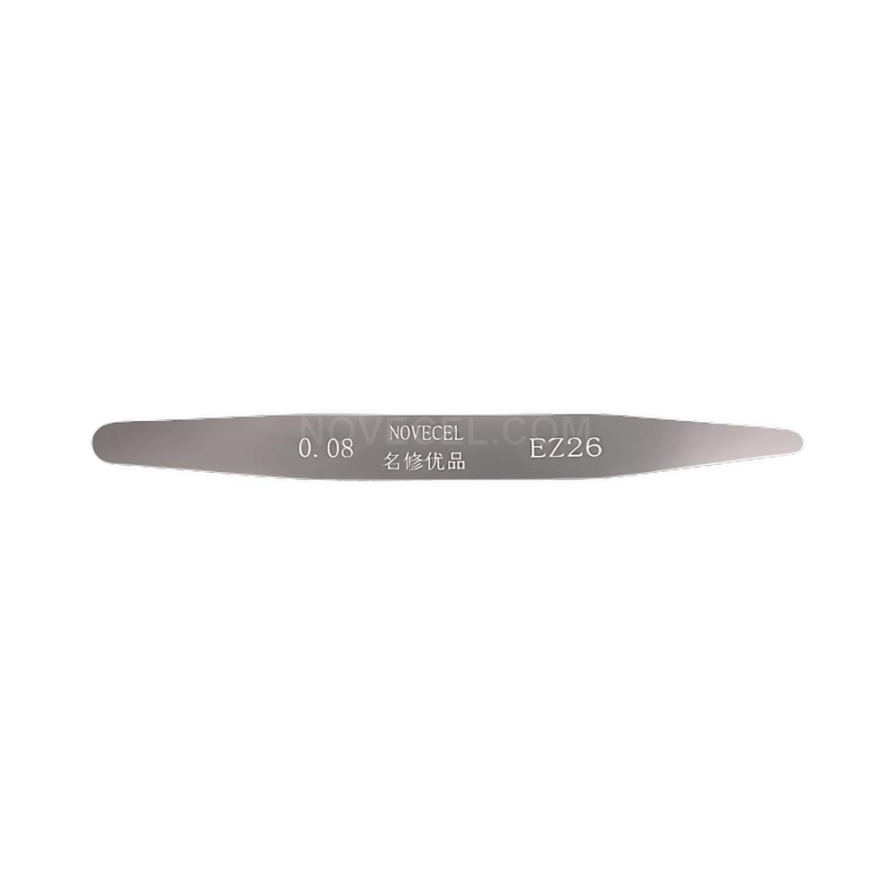 10 PCS/Set 0.1mm/0.08mm/0.05mm Stainless Sheet for Curve Screen Separation