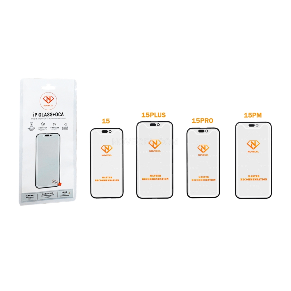 NOVECEL Front Glass+OCA for iPhone 15 Series