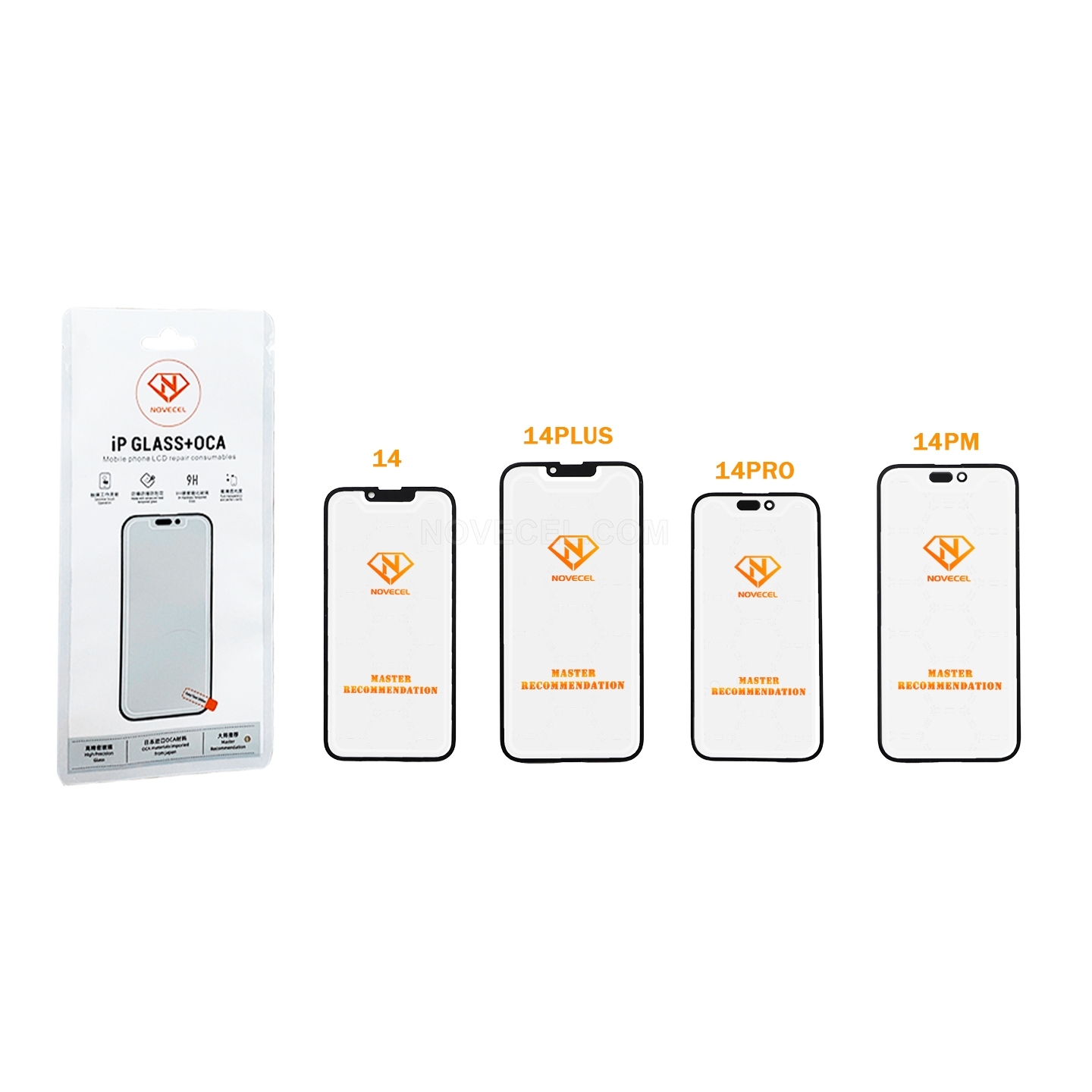 NOVECEL Front Glass+OCA for iPhone 14 Series
