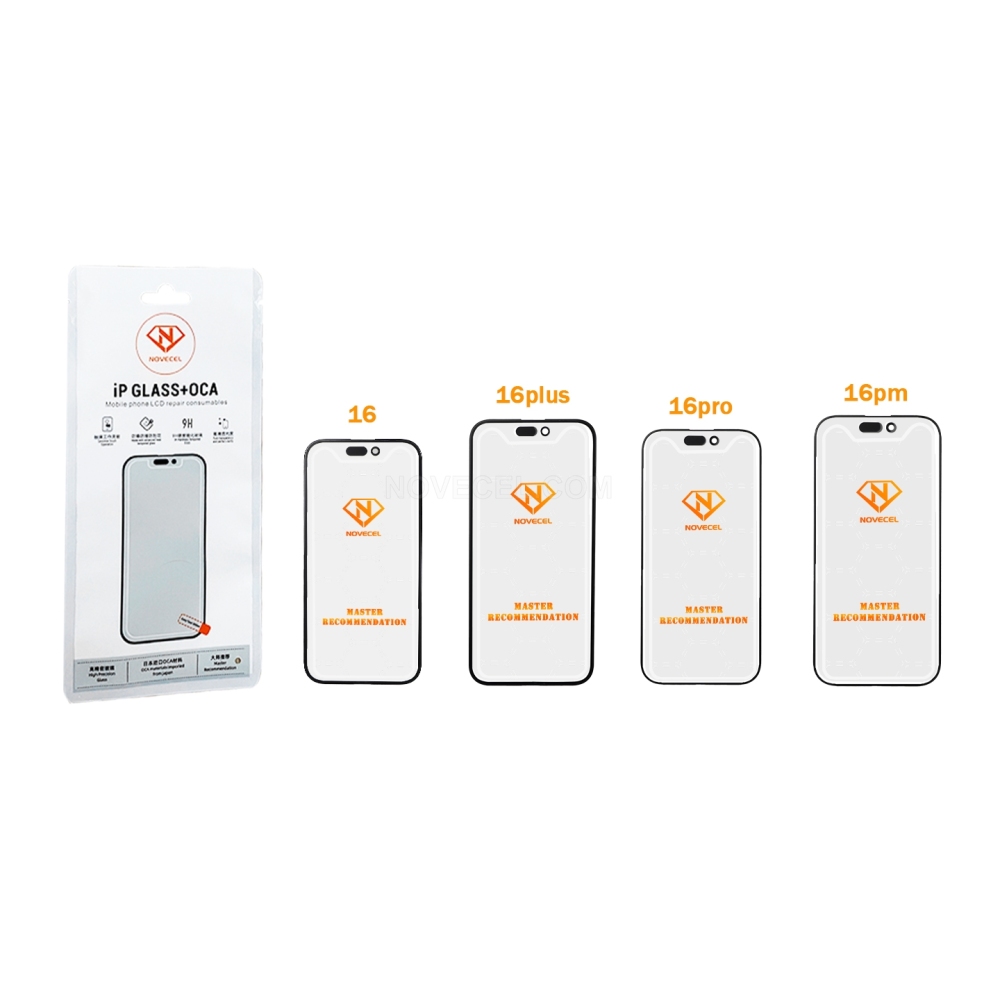 NOVECEL Front Glass+OCA for iPhone 16 Series