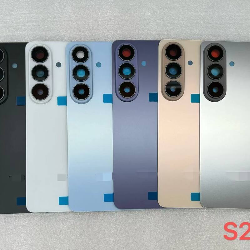 For Samsung Galaxy S26 S26+ S26 Ultra Back Glass Cover Replacement Housing with Camera Lens Frame & Adhesive Sticker