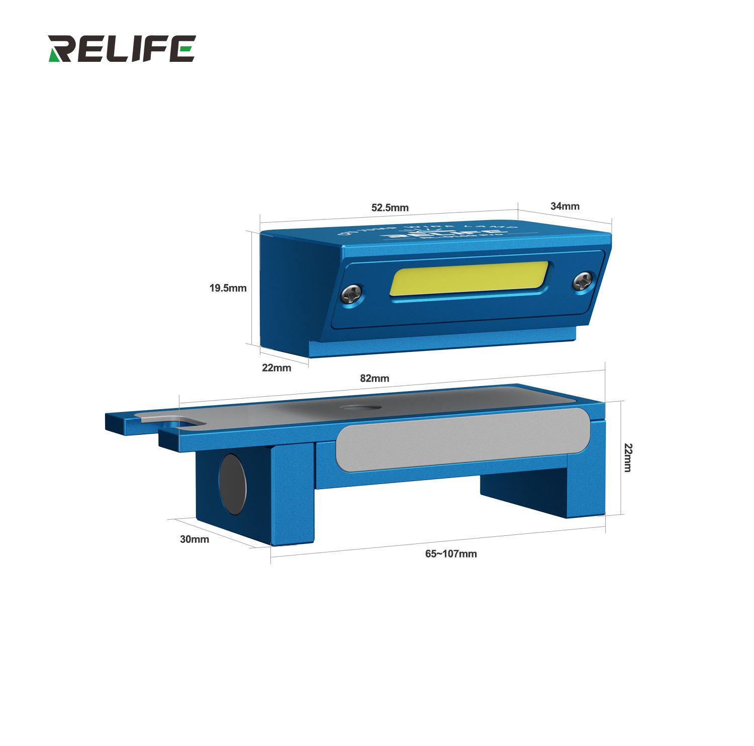 RELIFE RL-014G Pro CPU Jump Wire Repair Lamp Magnetic Telescoping Slide Base