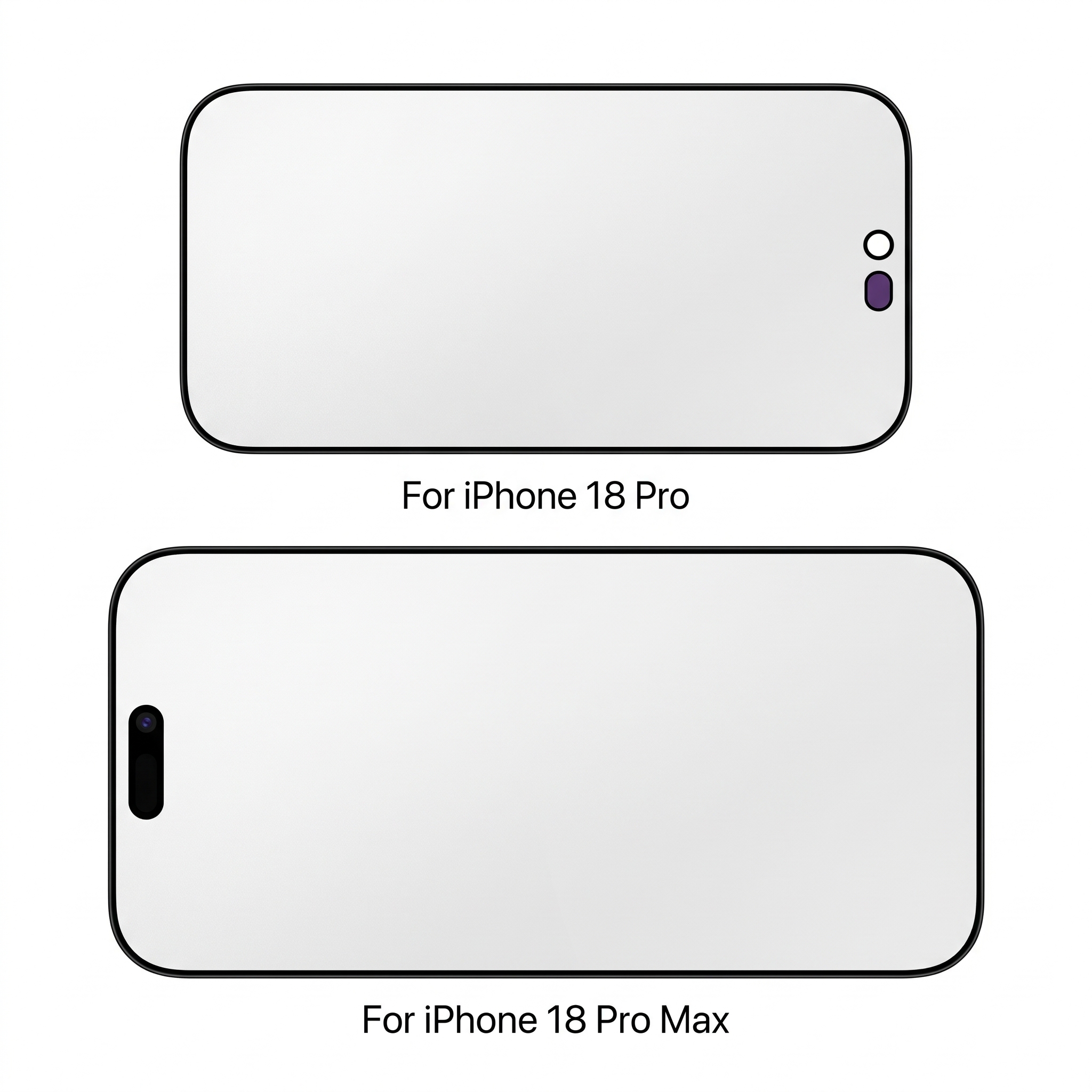 NOVECEL Front Glass+OCA for iPhone 18 Pro & 18 Pro Max