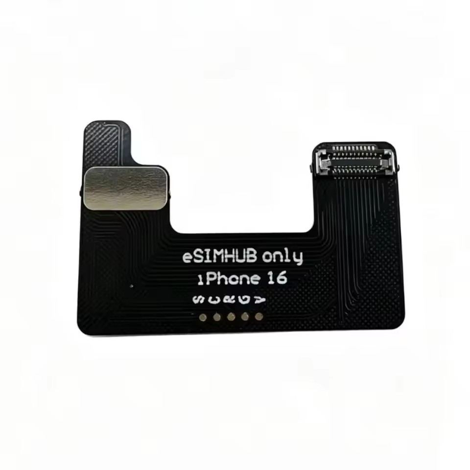 Pure eSIM Solution Flex Cable for US Version iPhone 14 15 16 17 Pro Max Plus | No CNC Frame Drilling | MEP Unlock Compatible