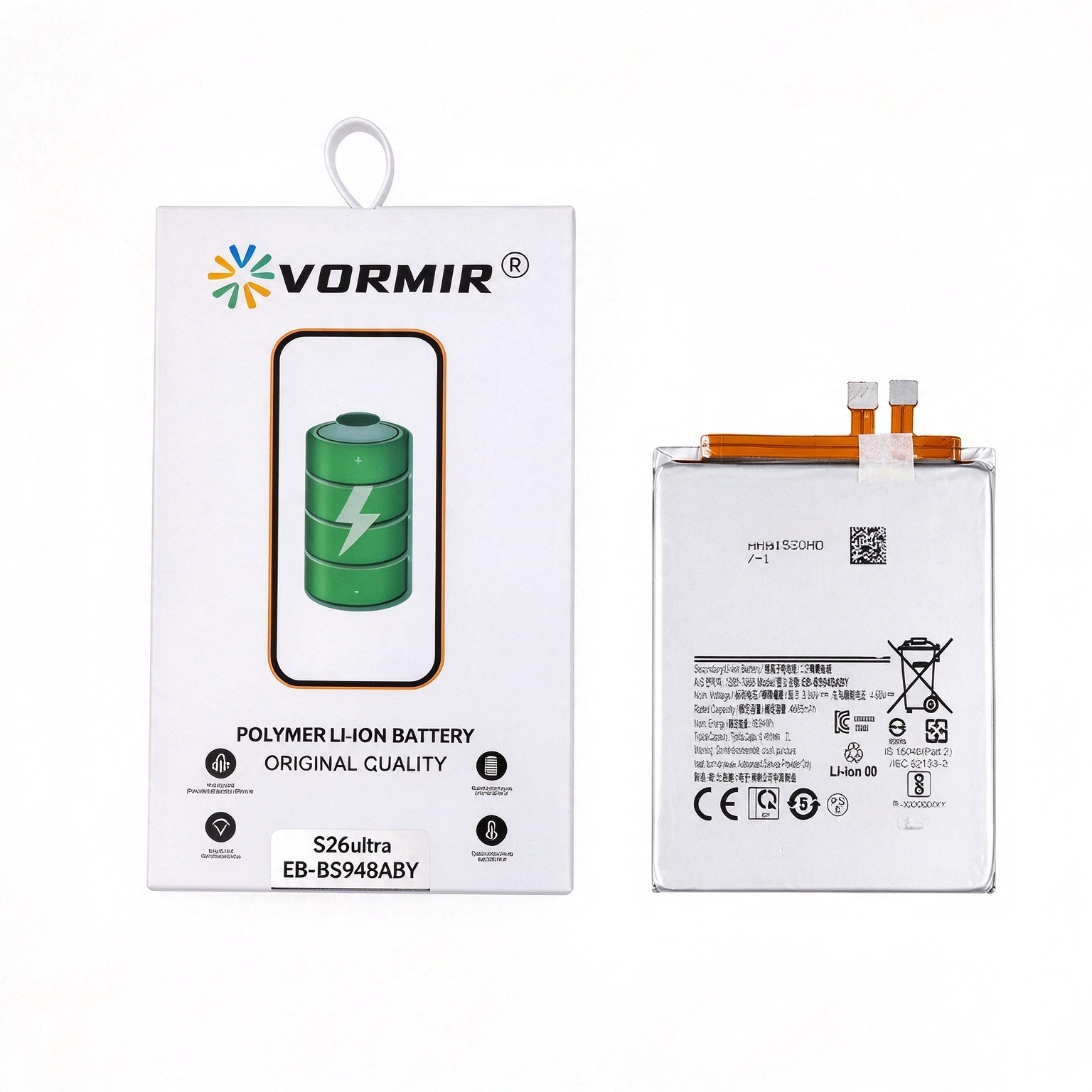 5000mAh Battery for Samsung Galaxy S26 Ultra S948 Compatible (EB-BS948ABY)