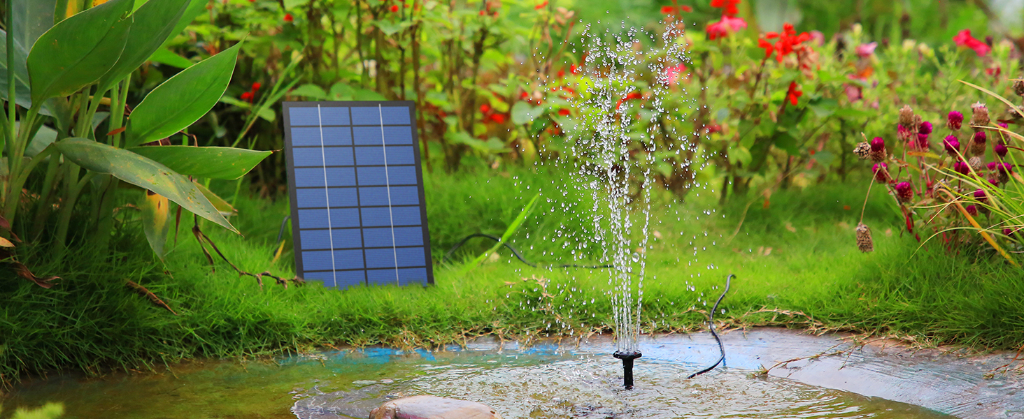 solar fountain